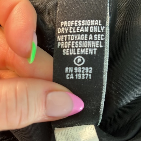 Tibi Dress Tweed Bottom Wool Bodice Size 2 Faux Leather Trim Black & White - Picture 11 of 12